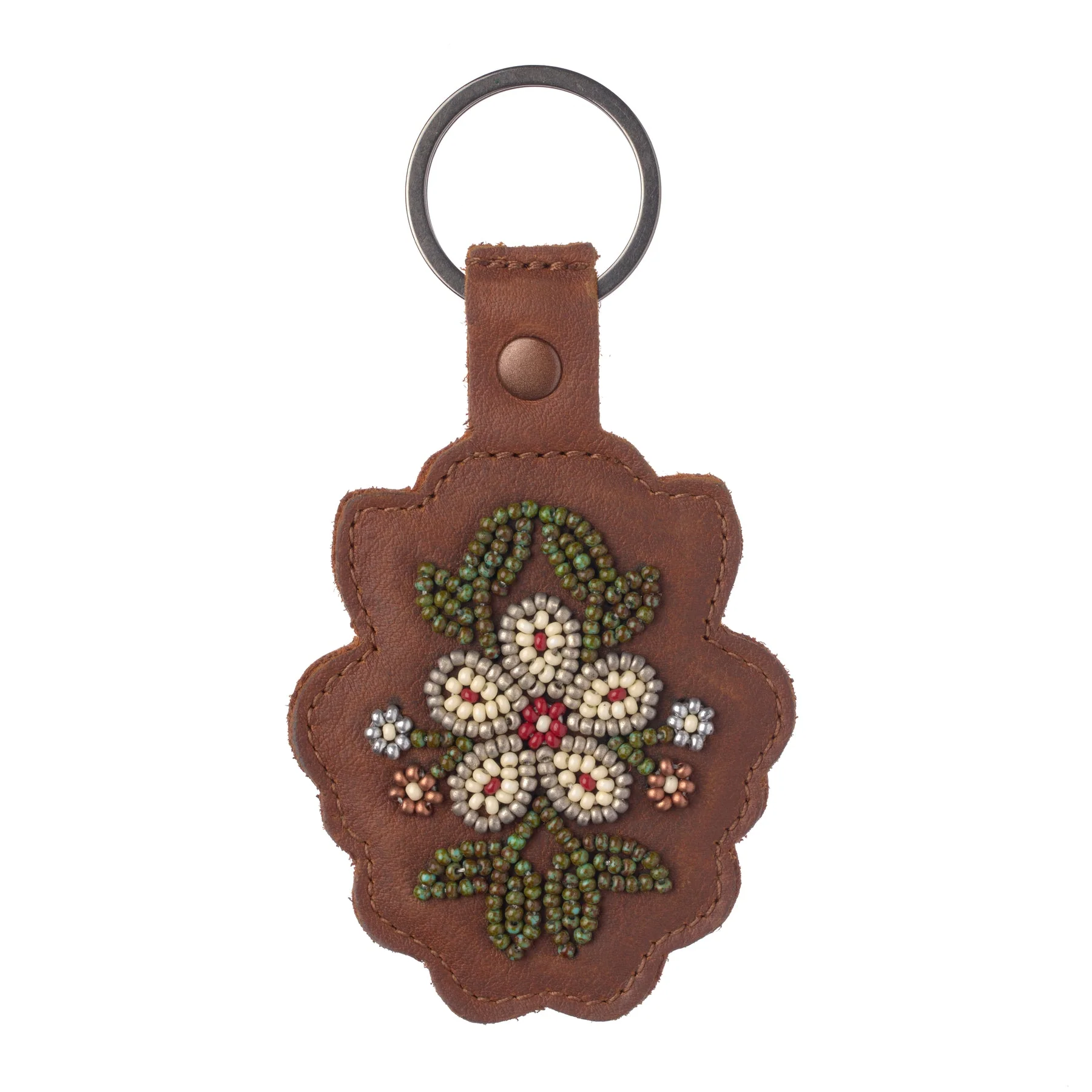 Floret Beaded Keychain - Image 3