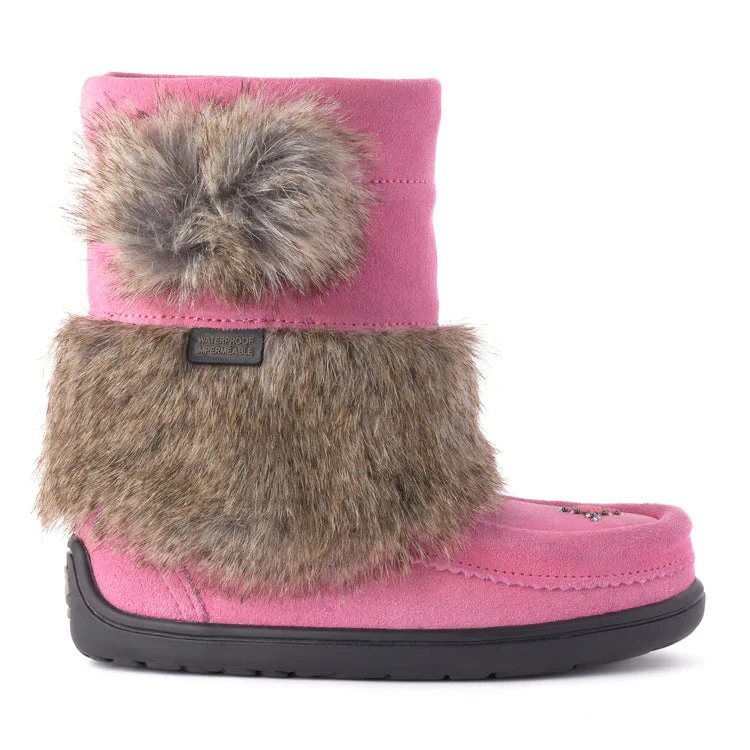 Waterproof Faux Fur Youth Snowy Owlet - Image 22